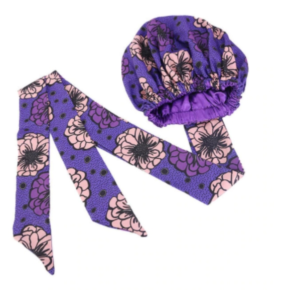 Satin-lined Wrap bonnets - Picture 7 of 16